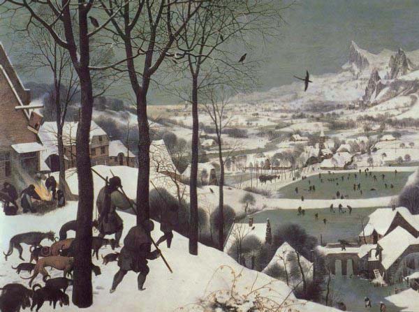[Bruegel Prints - Hunters in the Snow]