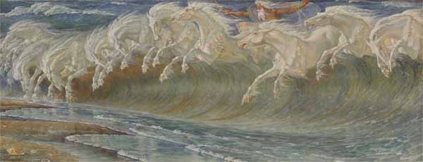[Walter Crane Prints - Horses of Neptune]