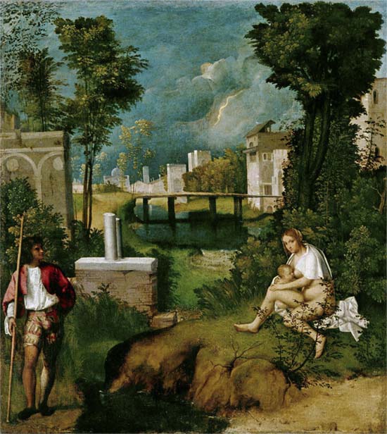 [Giorgione Prints - The Tempest]