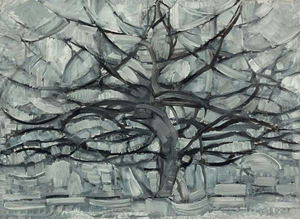 [Mondrian Prints - The Gray Tree]