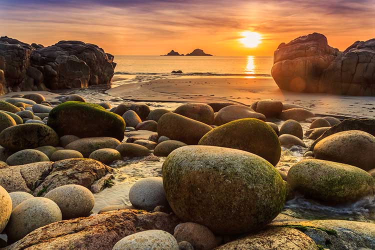 [St Just - The Brisons, Sunset at Porth Nanven #5]