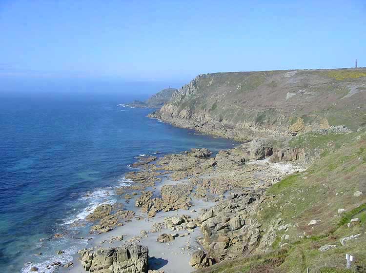 [St Just - from Cot Valley, looking toward Cape Cornwall]